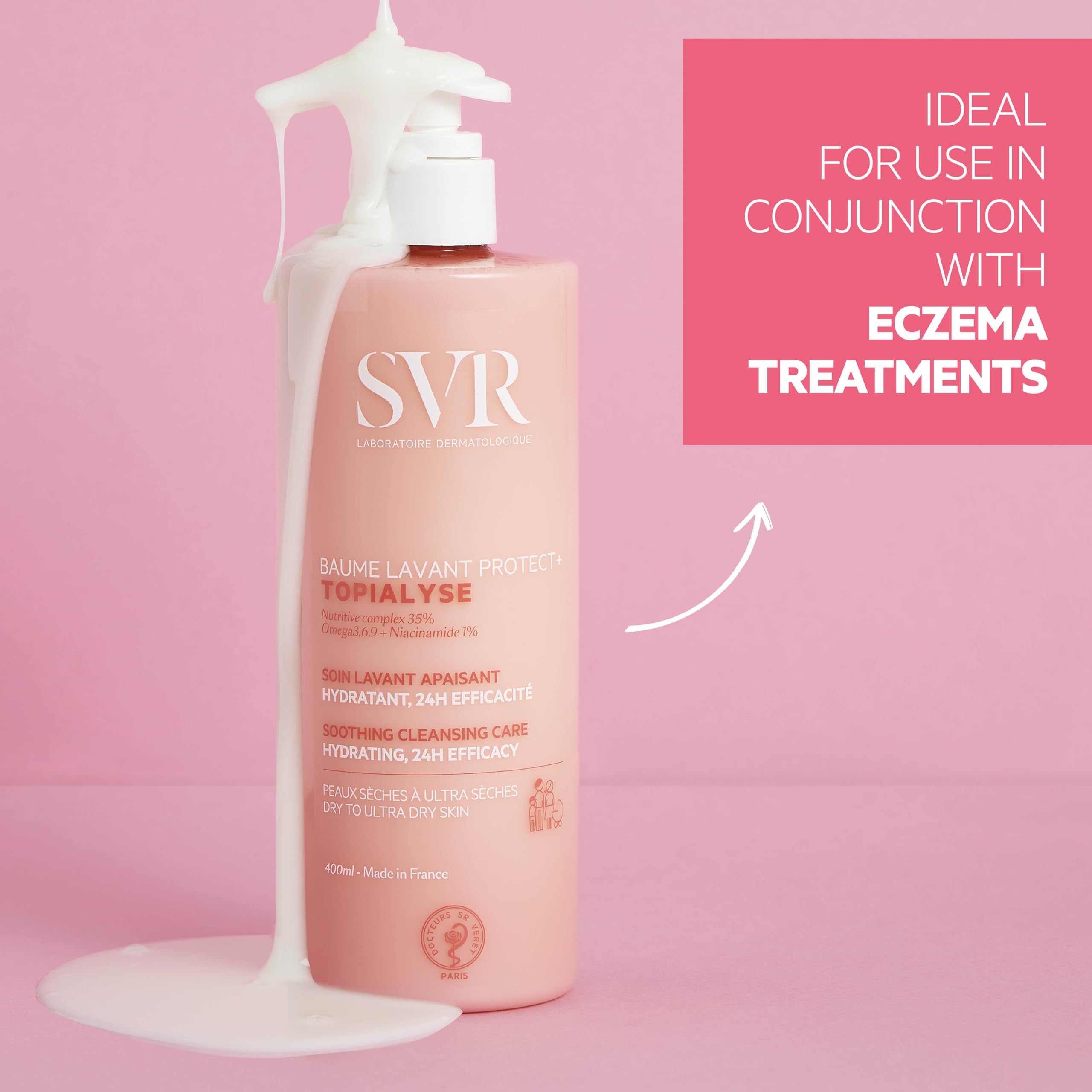SVR Topialyse baume nettoyant après-douche – usage quotidien sans irritations