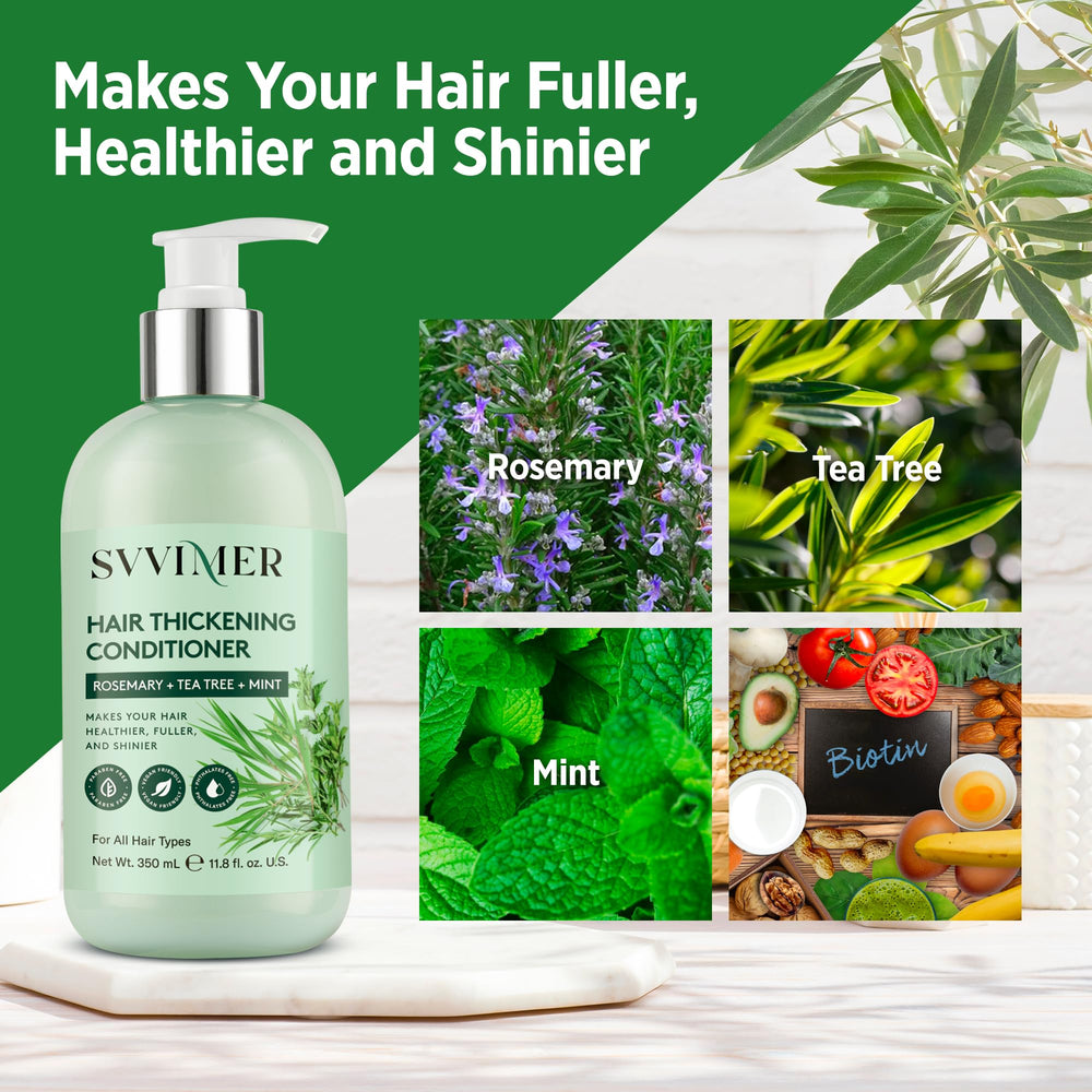 Svvimer acondicionador textura suave para cabello manejable