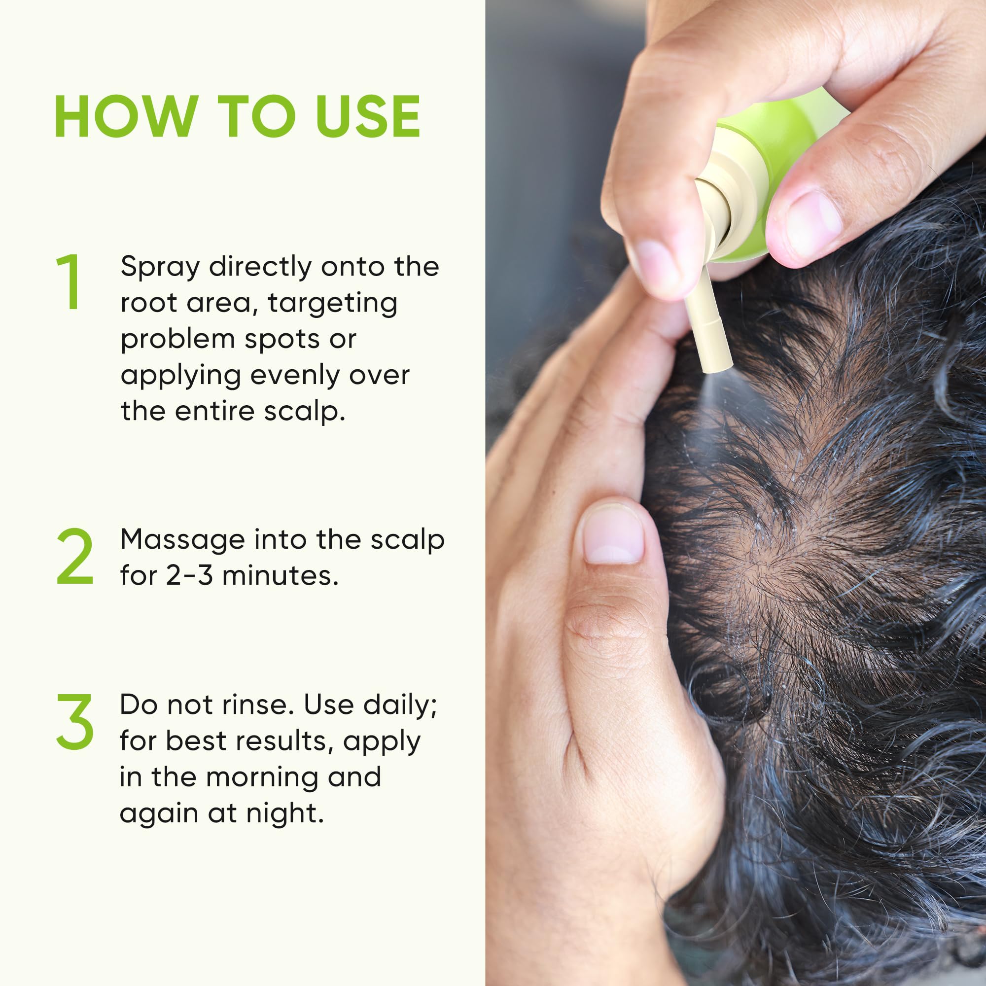 Svvimer spray fits into daily routine after shampoo for nourishment