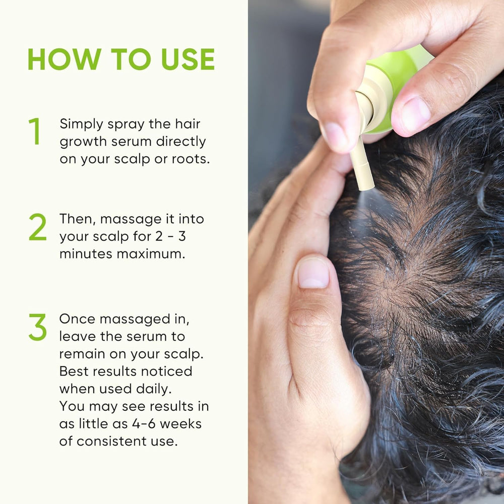 Svvimer Sérum cheveux application simple sur cuir chevelu après shampooing.