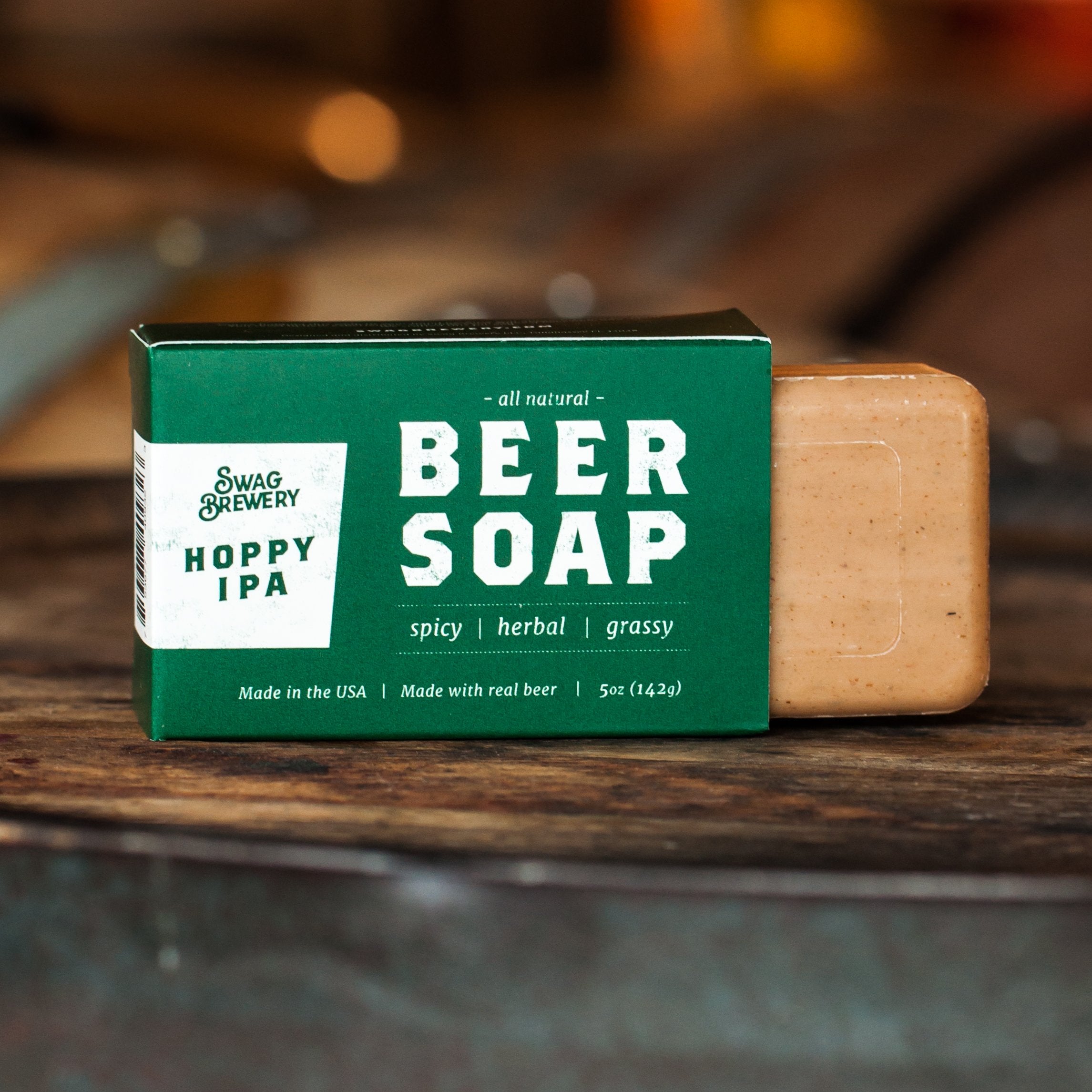 Swag Brewery Jabón de Cerveza IPA - producido en EE. UU. en lotes pequeños