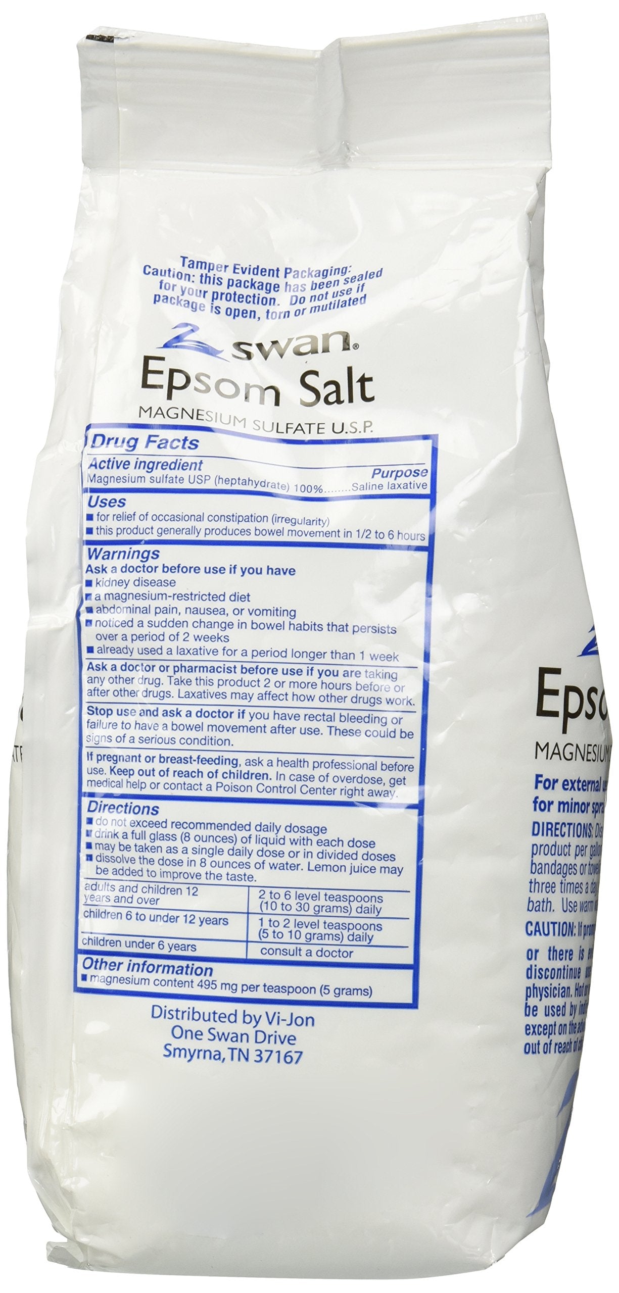 Swan Sal Epsom 4lb, baño relajante para desconectar al final del día.