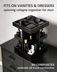 SwartLife rangement bureau parfums rotatif – design discret et fonctionnel.