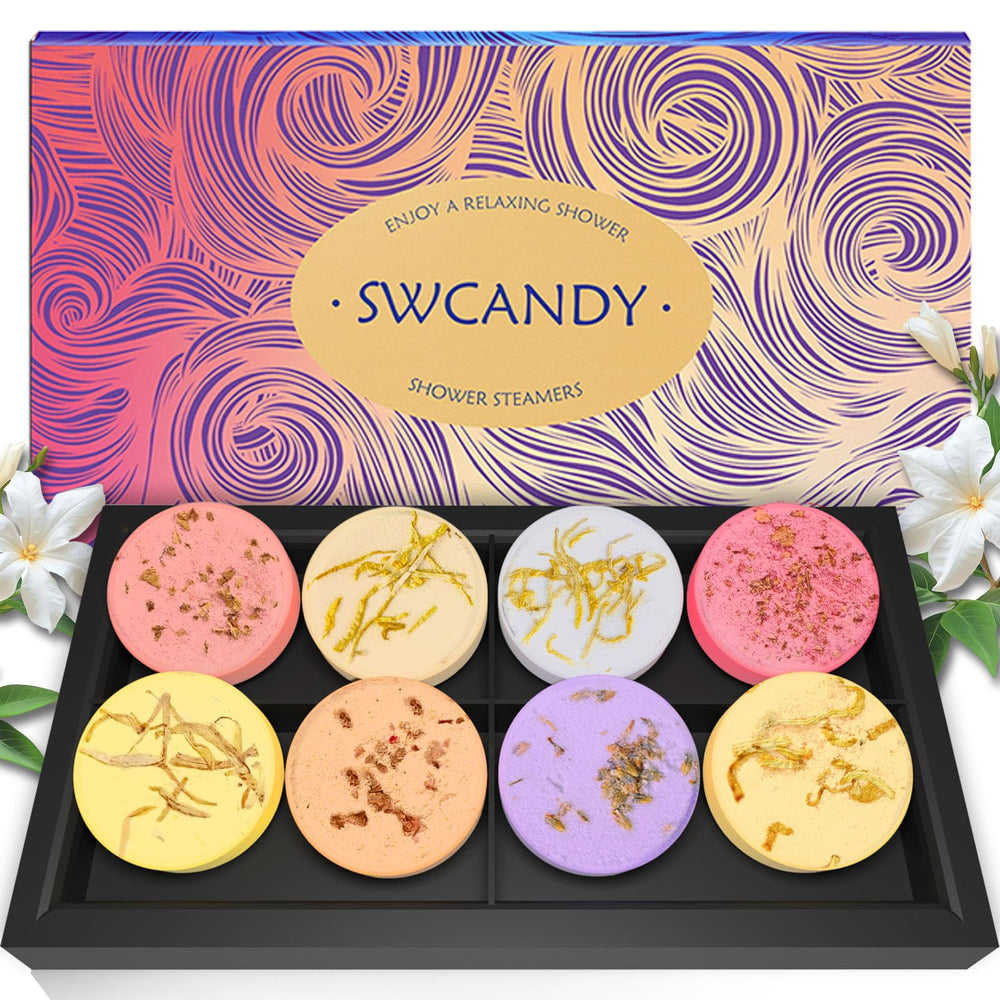 SWCANDY Bombas de ducha rosa para relajación sensorial diaria
