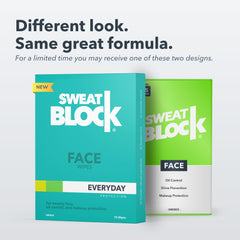 SweatBlock: aplicación en el rostro y áreas propensas al sudor.