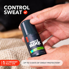 SweatBlock: desodorante clínico matutino con protección de olor todo el día.