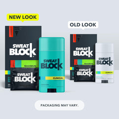 SweatBlock desodorante fortaleza clínica en barra para uso diario sin irritación
