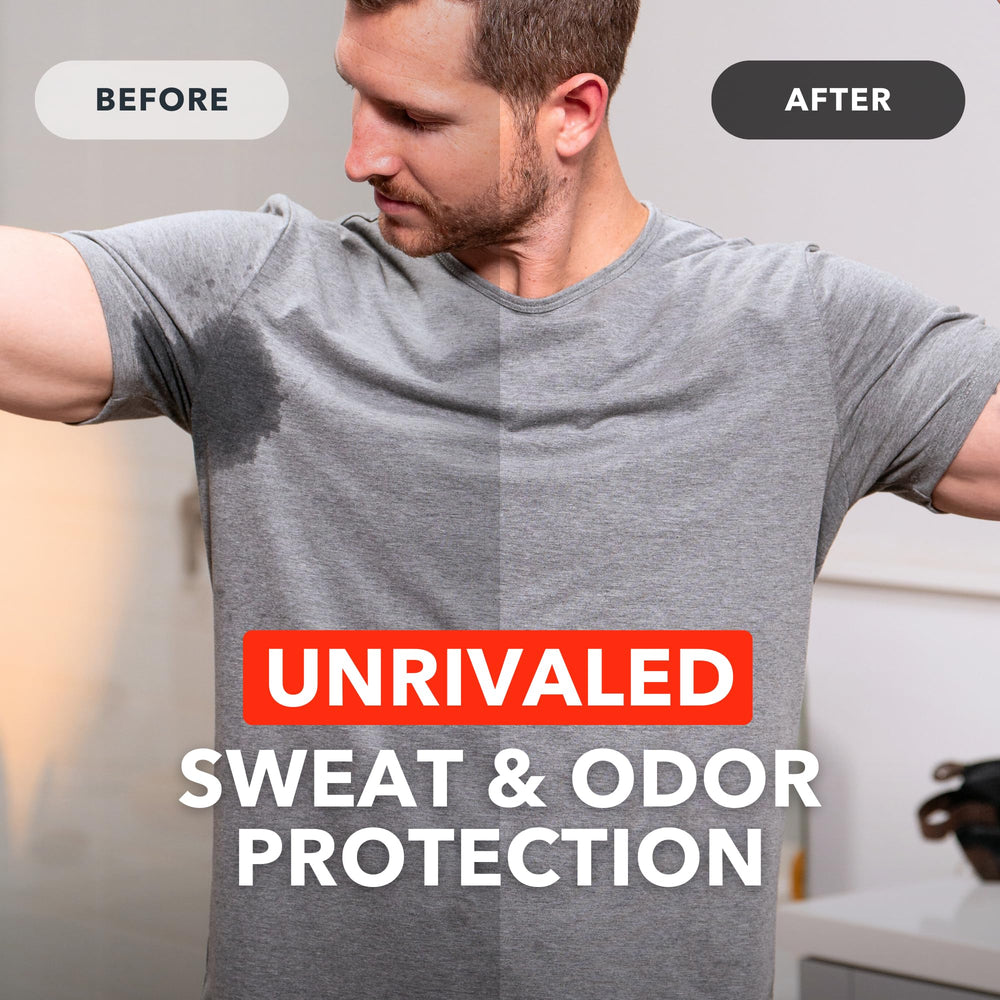 SweatBlock ingredientes limpios hecho en EE.UU. sin parabenos