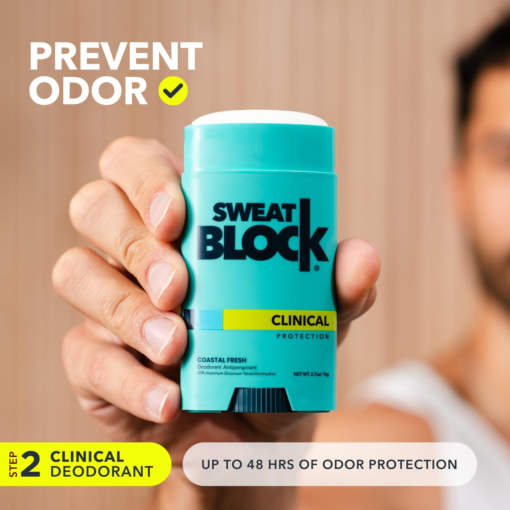 SweatBlock: ingredientes limpios y transparencia de fabricación.