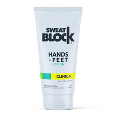 SweatBlock loción antiperspirante para manos, ayuda a mantener las manos secas y cómodas.