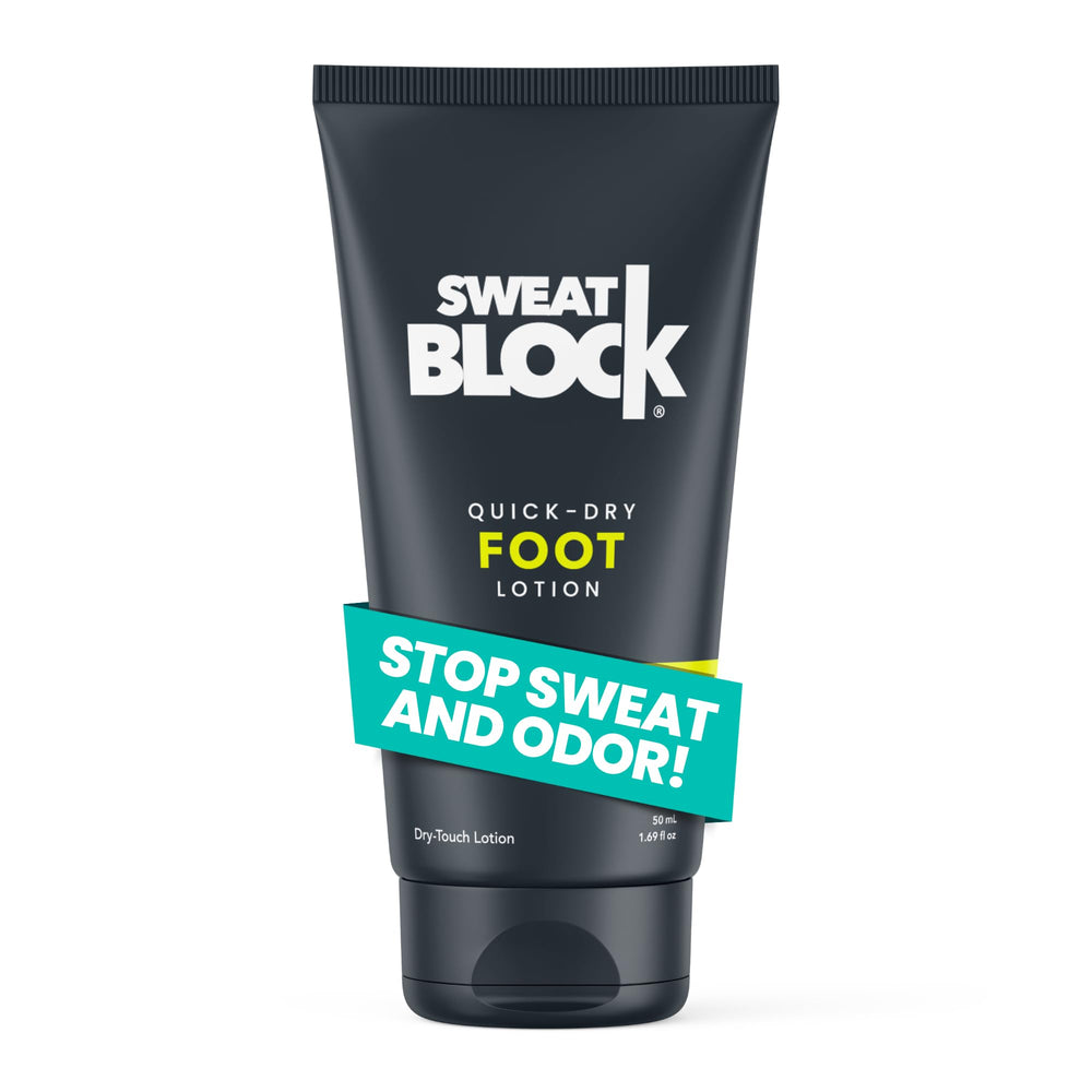 SweatBlock Pies, aplicación instantánea: seca los pies y reduce la humedad.