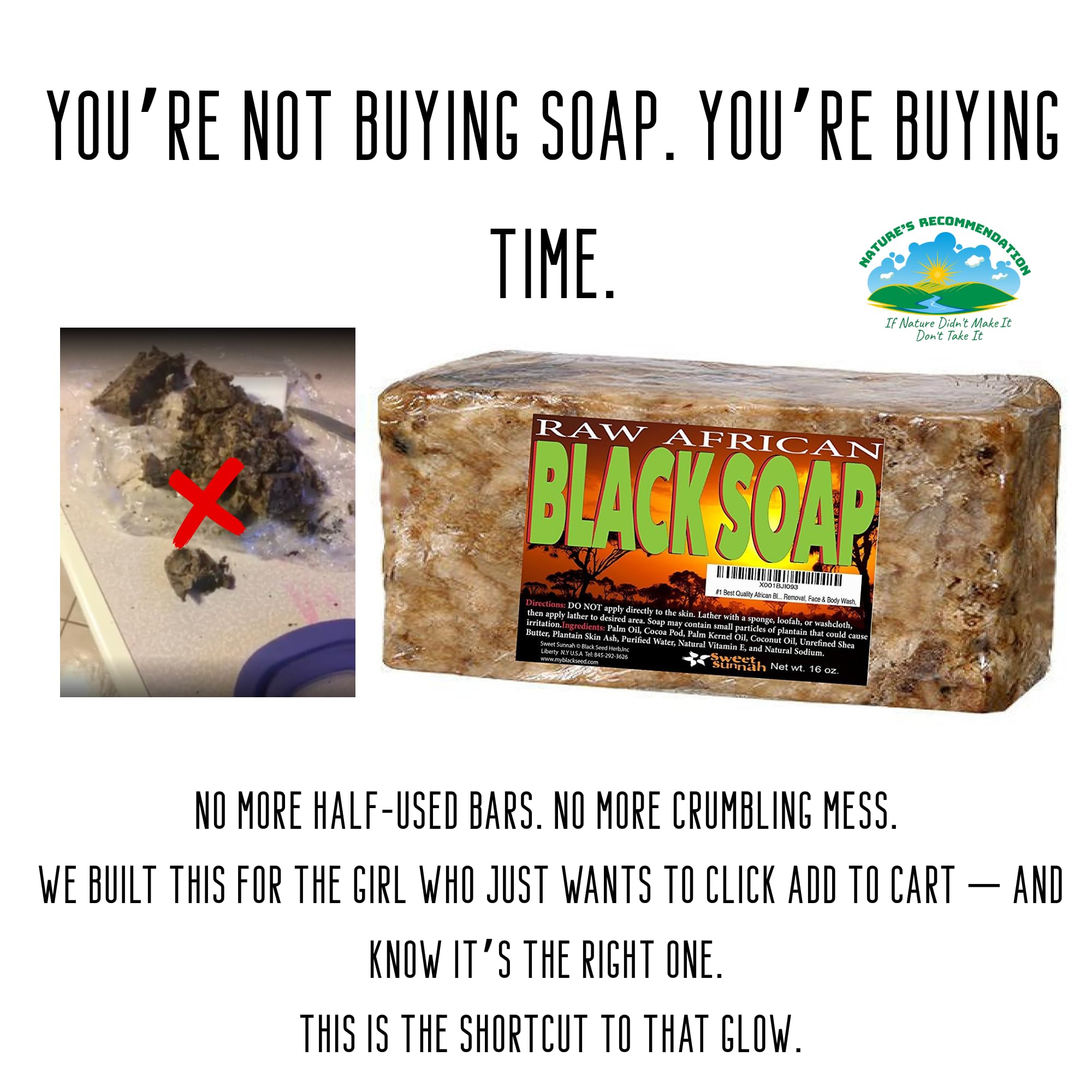Sweet Sunnah Black Seed unscented shaving soap for smooth skin