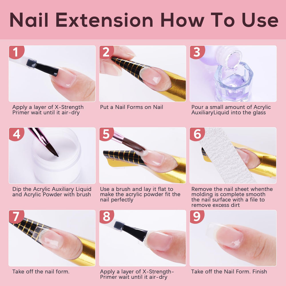 Sweet Trend herramientas de cuidado para uñas, manicuras duraderas en casa.