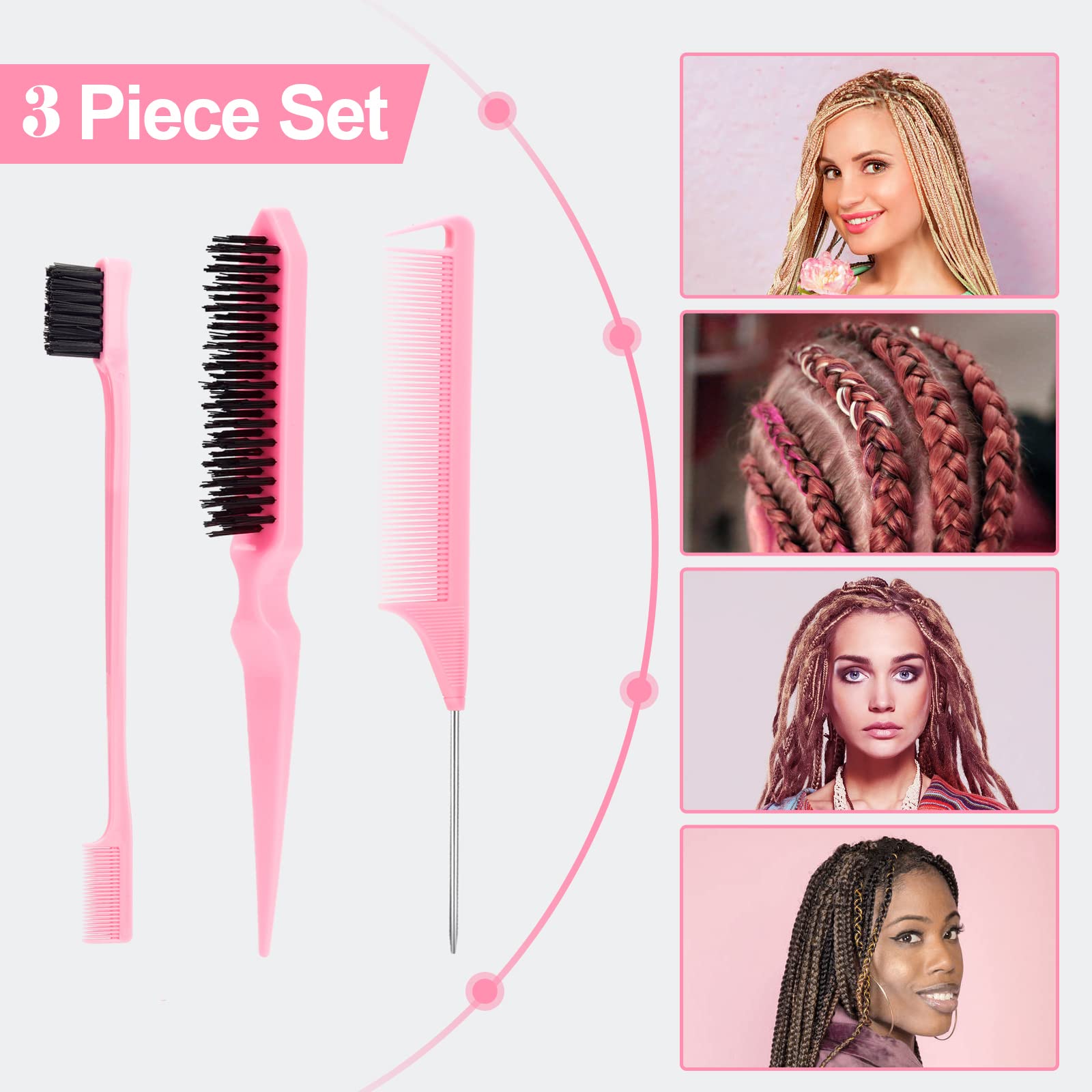 SWEET VIEW accesorios para cabello fino y suavizado de pelos sueltos