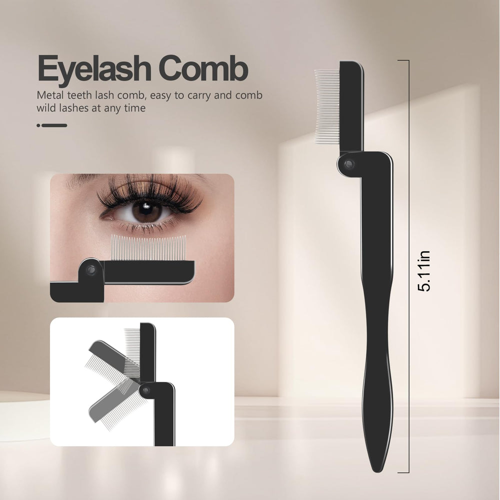 SWEET VIEW brocha angular para cejas con cepillo espiral integrado