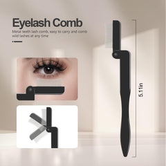 SWEET VIEW brocha angular para cejas con cepillo espiral integrado