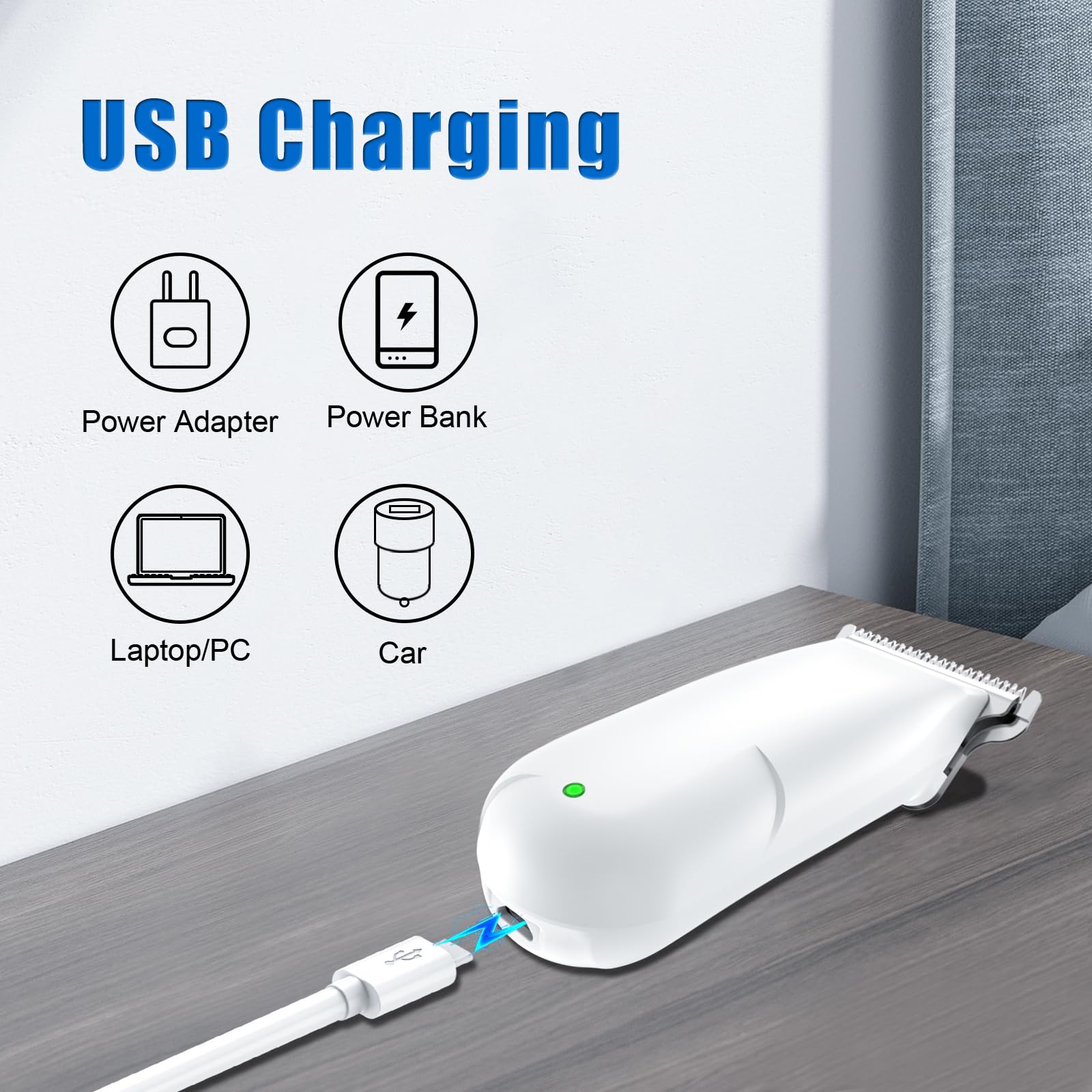 SweetLF carga USB para uso sin cables y autonomía razonable
