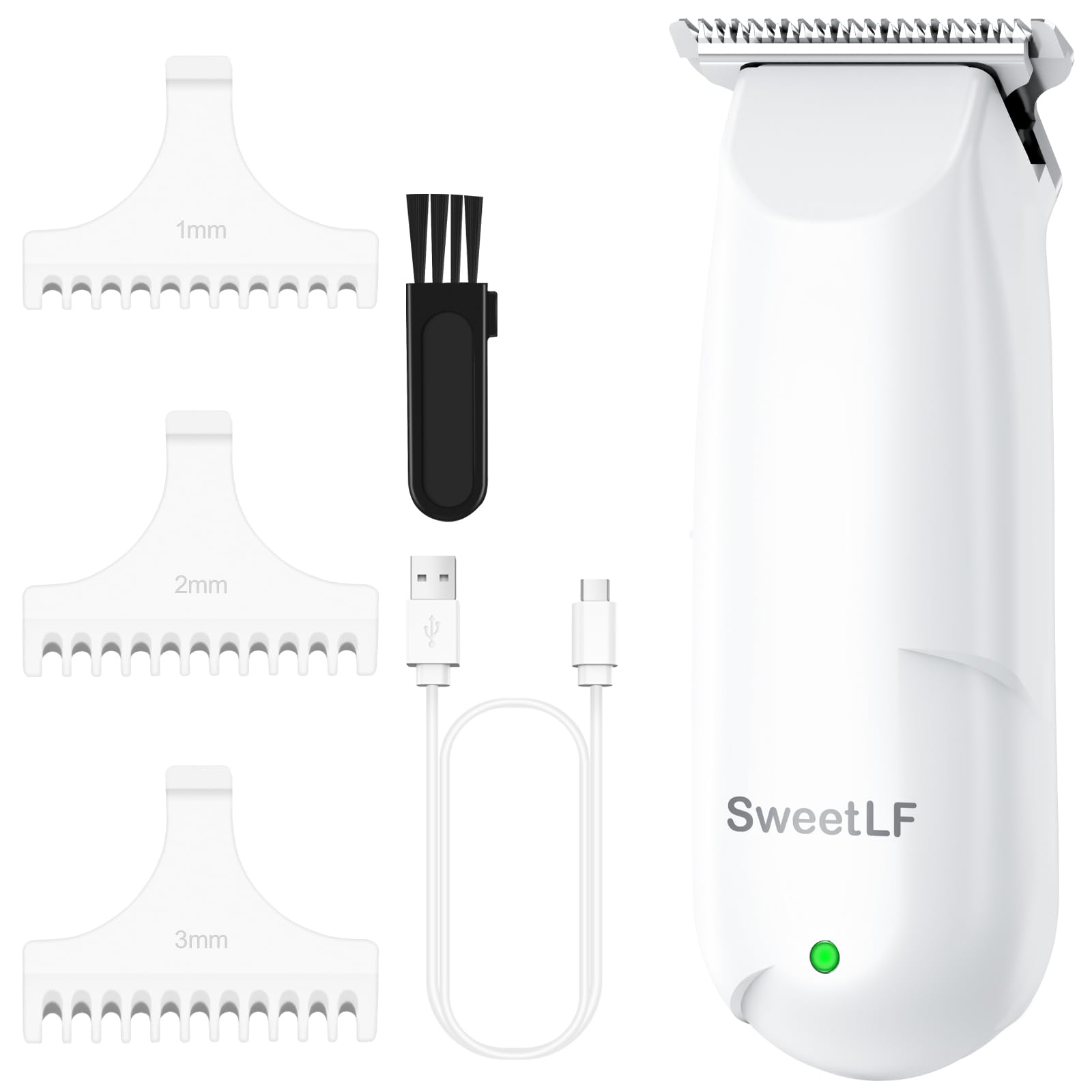 SweetLF cortapelos inalámbrico y silencioso para cortes suaves en casa