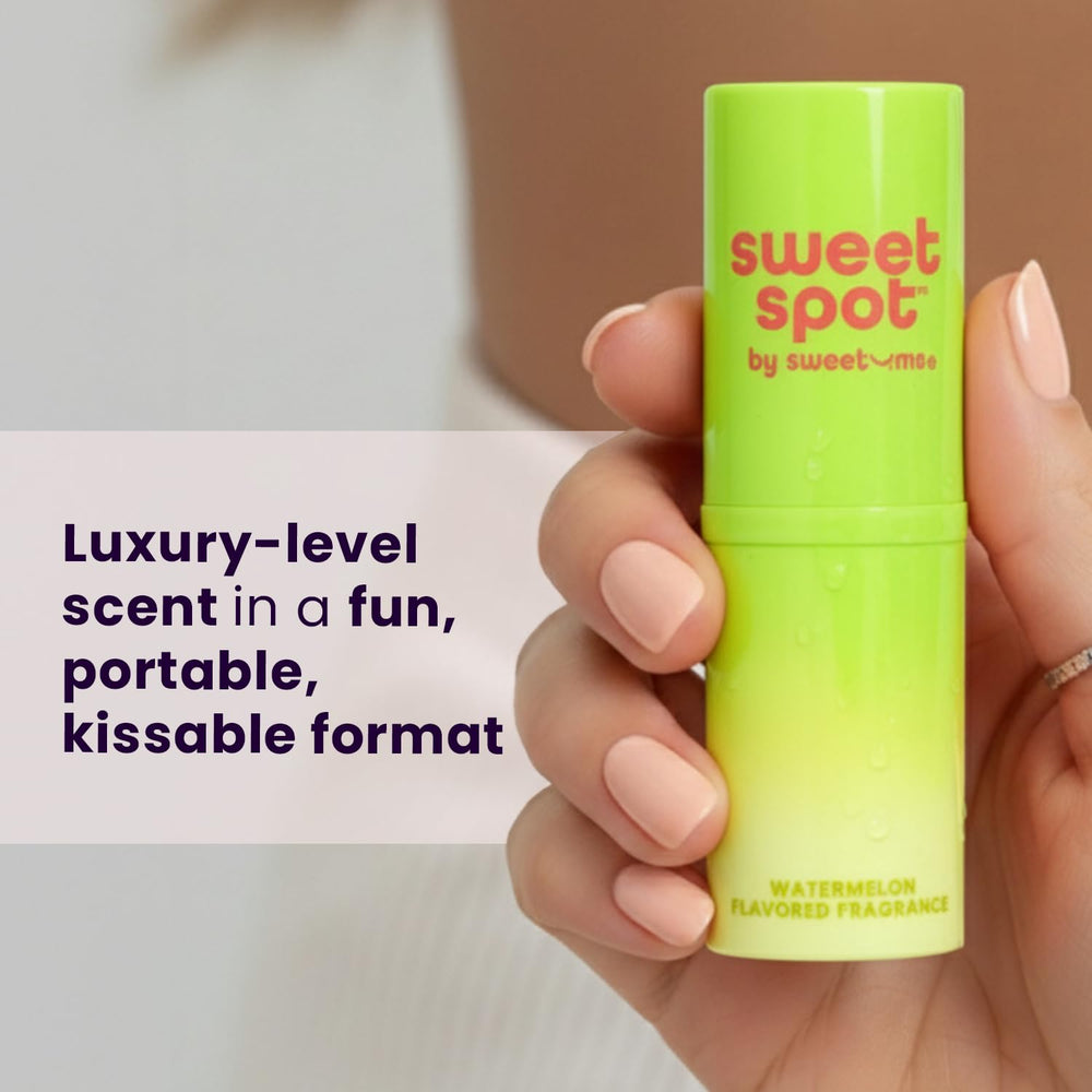 Sweetums SweetSpot sandía: aroma suave en puntos de pulso para prolongar fragancia.