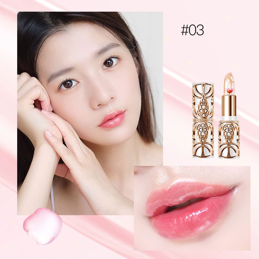SWETIYOU balsamo labial flor magico, cambio de color y hidratación duradera