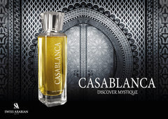 Corazón de patchouli e iris, Casablanca de Swiss Arabian