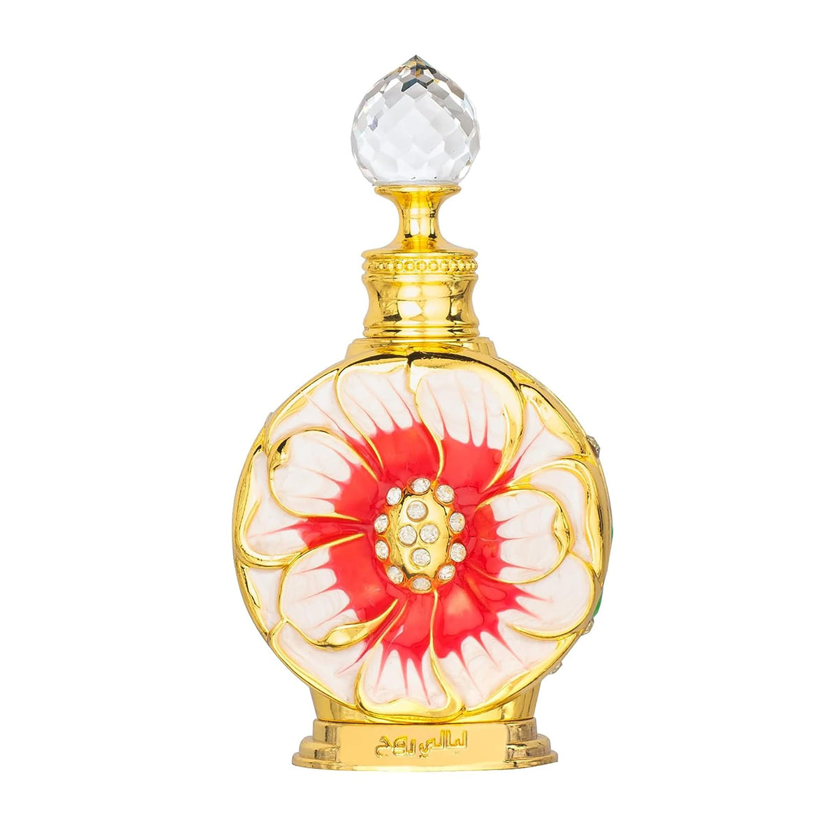 Layali Rouge de Swiss Arabian, apertura frutal mango y piña, ideal para noches inolvidables
