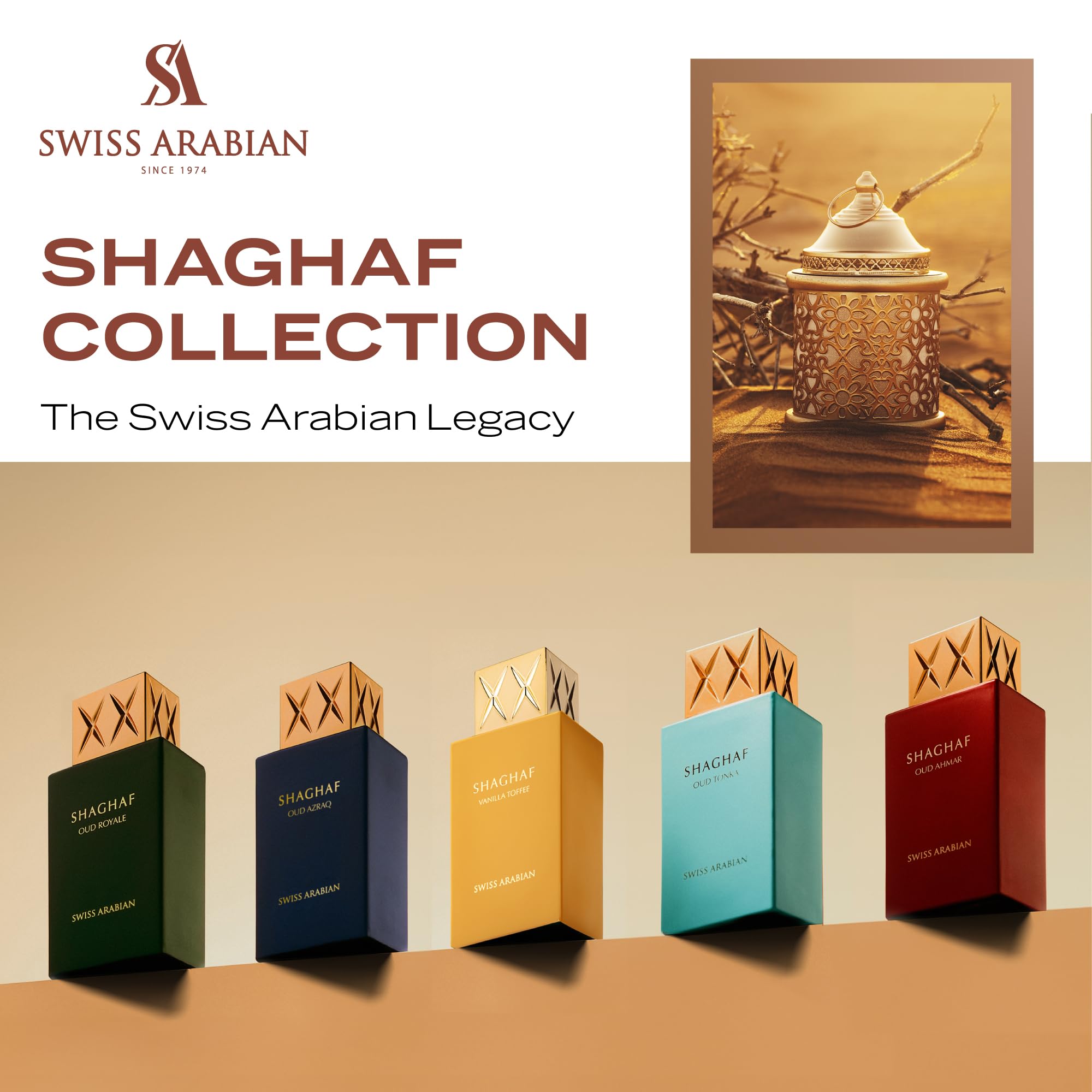 Swiss Arabian Shaghaf Oud presentación regalo: aroma premium para ocasiones