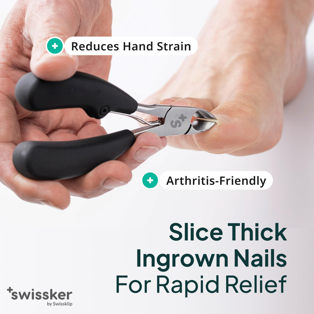 Swissker para uñas gruesas en personas mayores con mejor agarre.