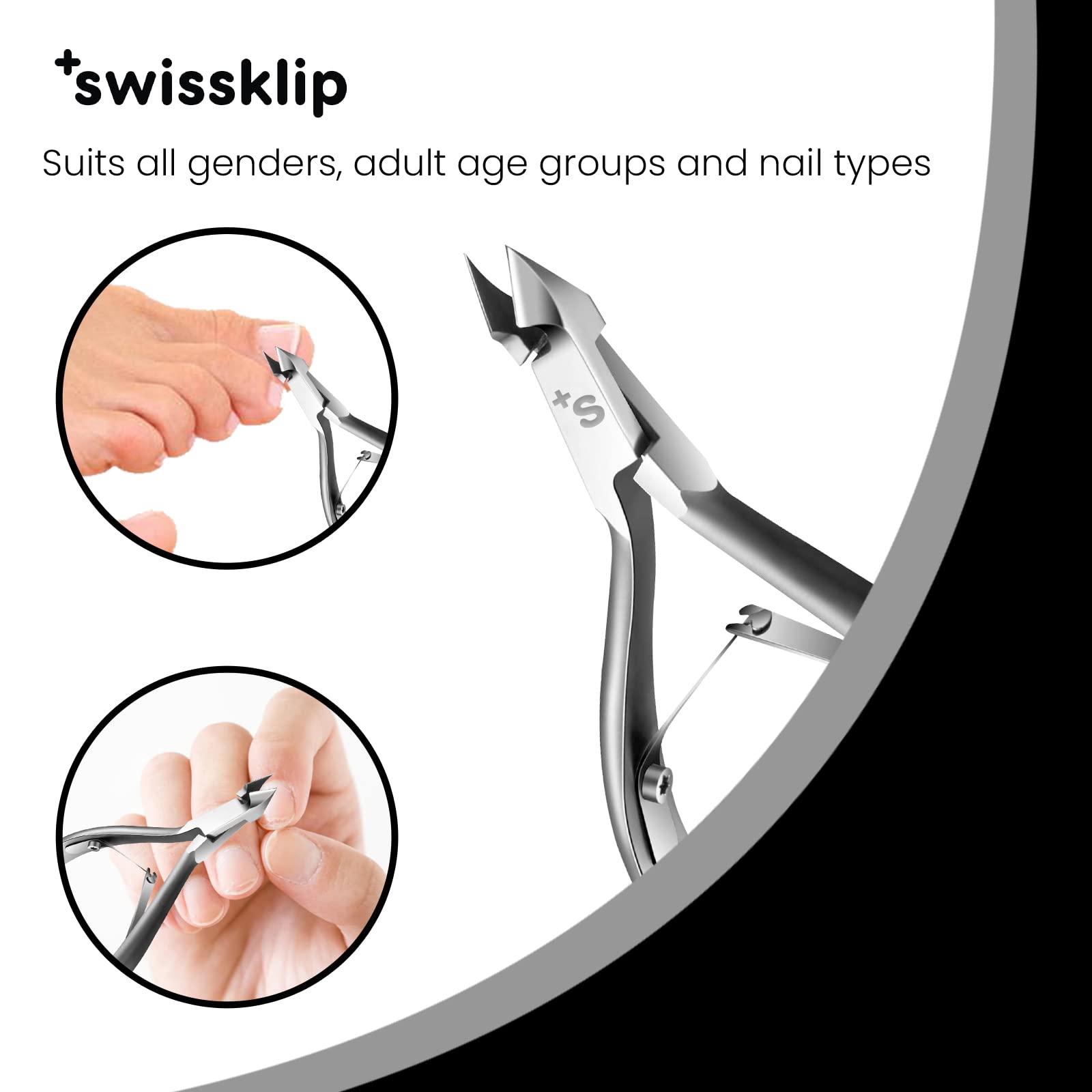 Swissklip acero inoxidable robusto garantiza durabilidad y limpieza segura.