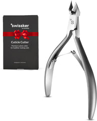Swissklip corta cutículas con precisión para acabado limpio de uñas.