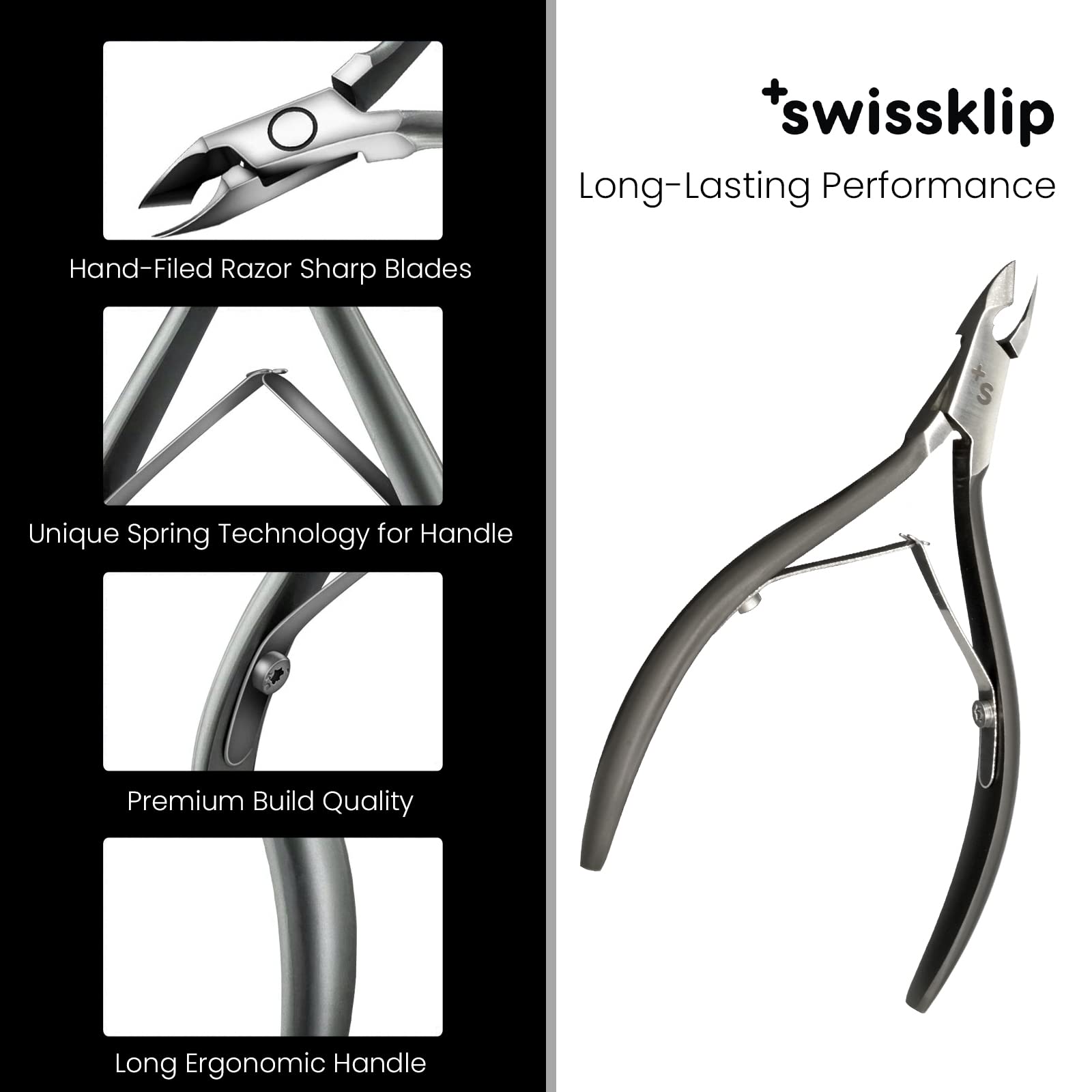 Swissklip diseño alemán de calidad superior para herramientas de manicura duraderas.