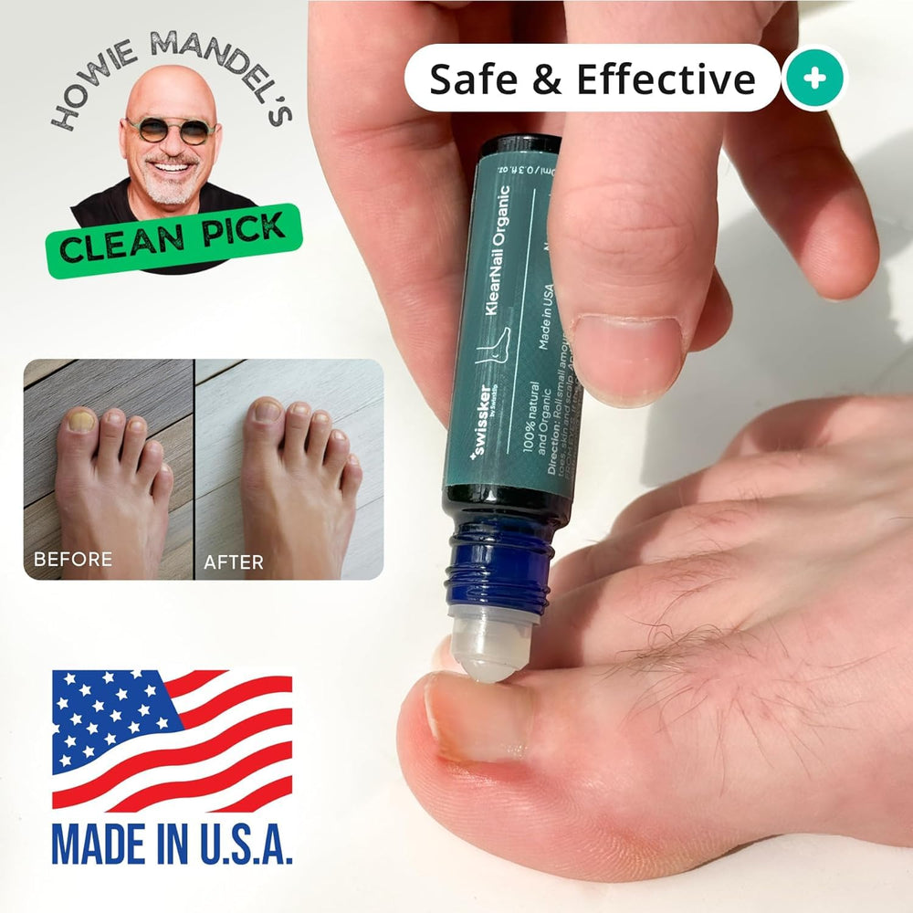 Aplicación Swissklip KlearNail en uñas de pies