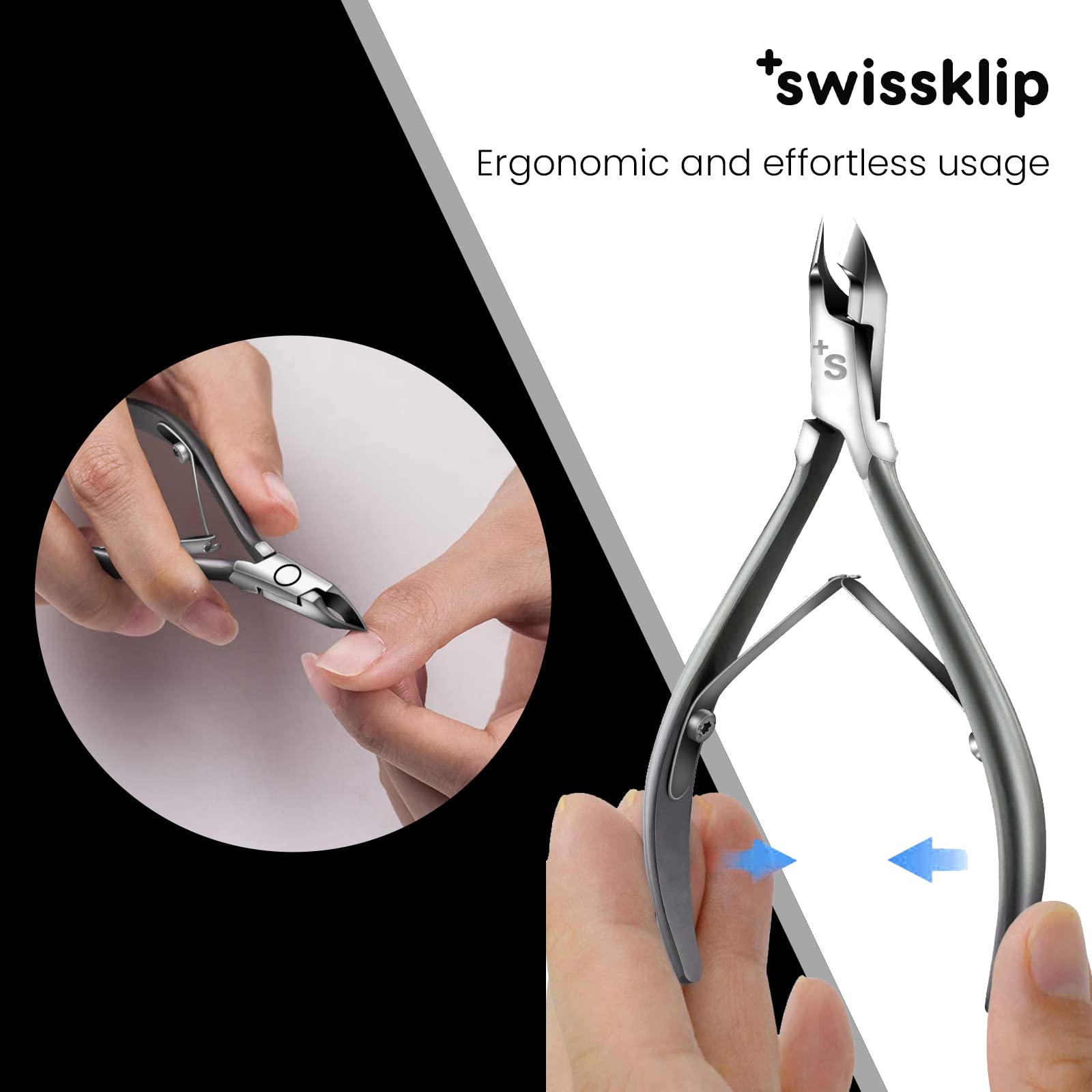 Swissklip remover cuticula lujo para resultados de aspecto profesional.