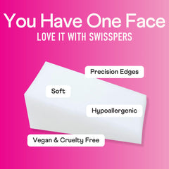 Swisspers esponjas con bordes precisos para aplicar y difuminar con control