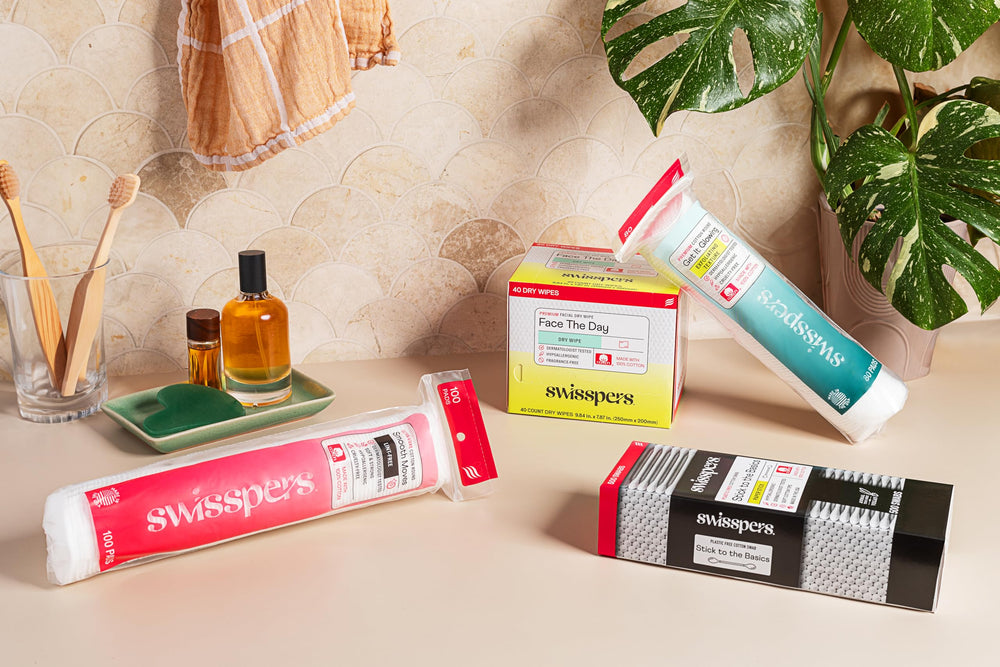 Swisspers esponjas para zonas de ojos y nariz con suavidad