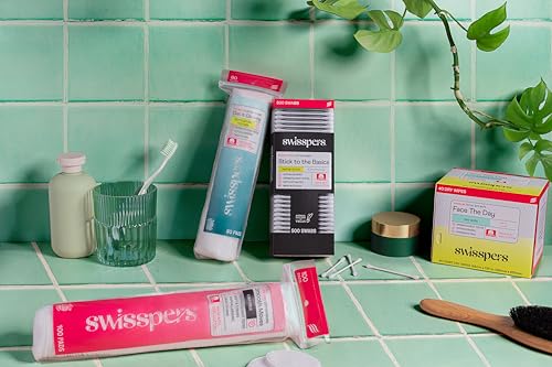 Swisspers uso diario con algodón para cuidado facial