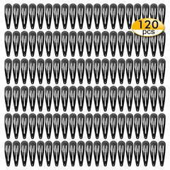 SWSTINLING clips pelo negros 120 unidades, sujeción estable para uso diario