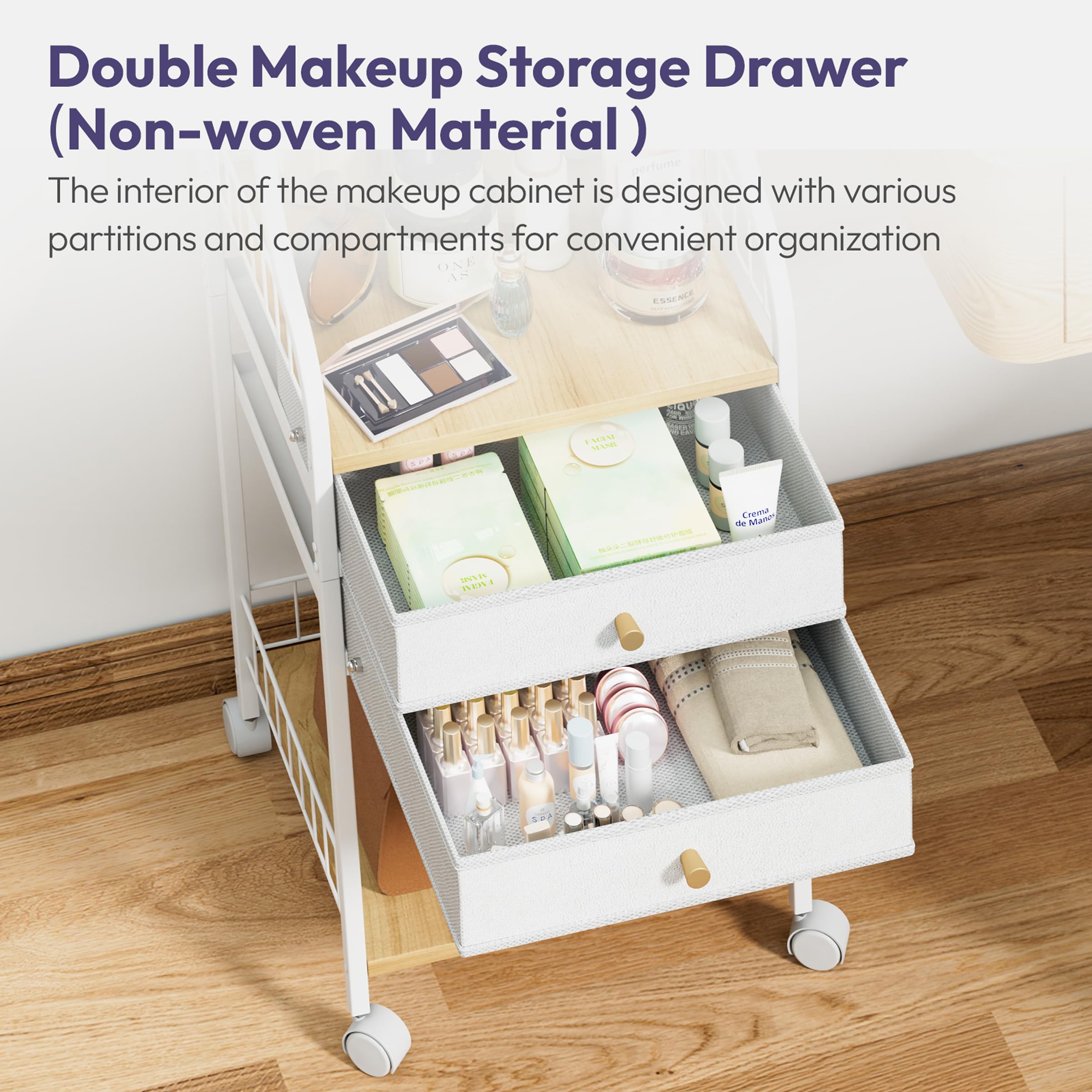 SWTYMIKI organisation modulable pour cosmétiques, soins et outils