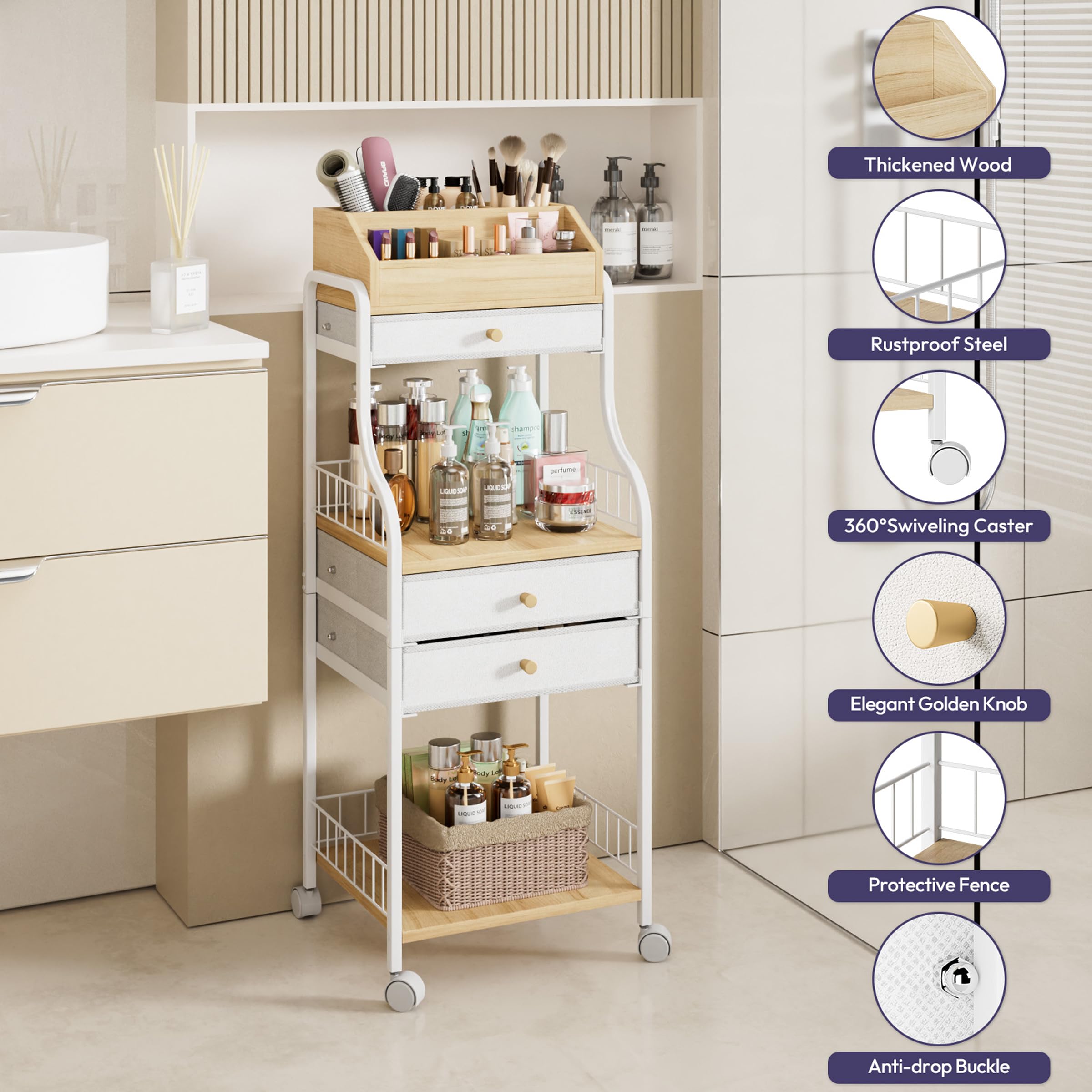 SWTYMIKI design élégant avec boutons dorés ajoute une touche chic
