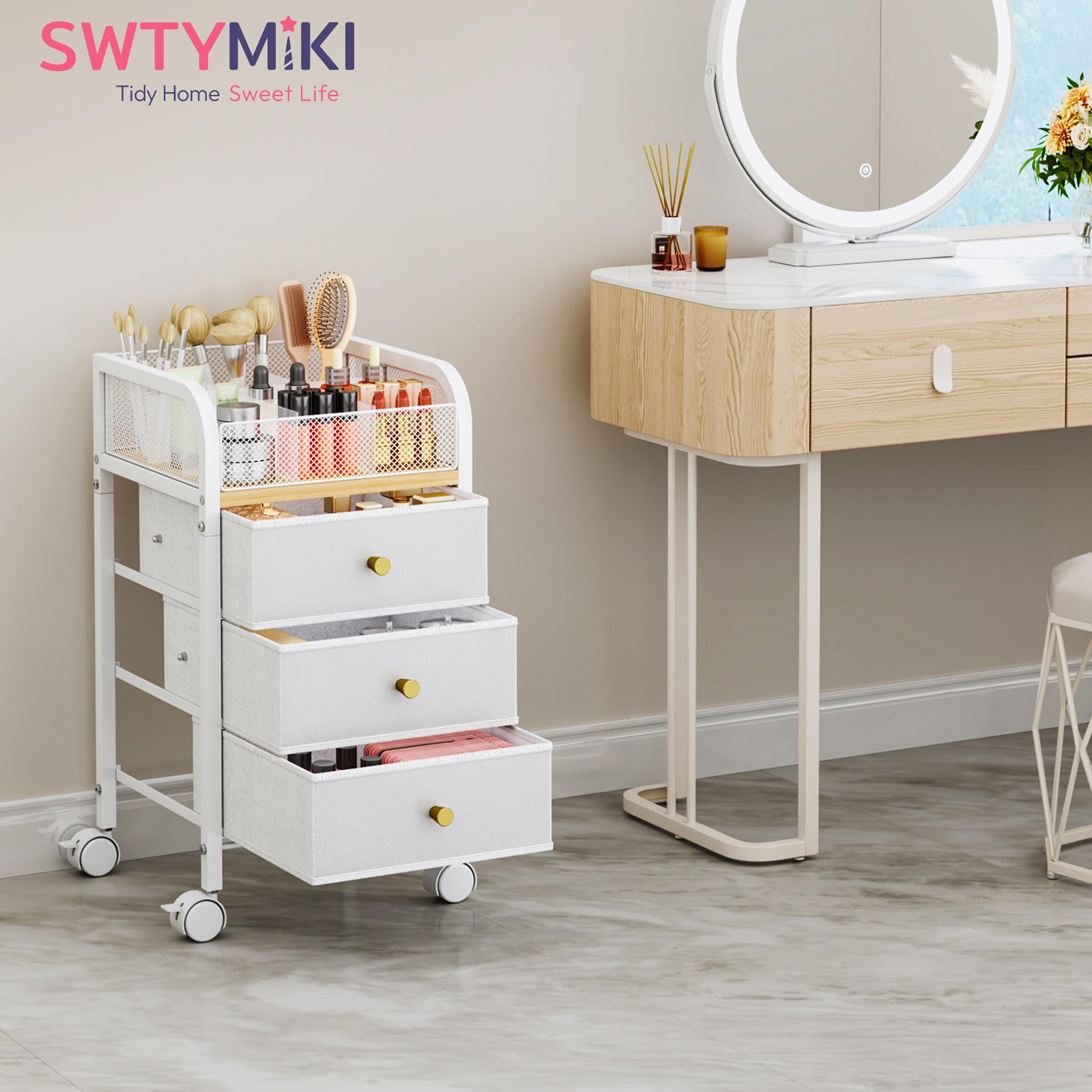 SWTYMIKI ruedas 360 grados para mover fácilmente