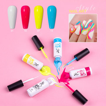 SXC kit profesional para uñas con gel liner y pincel