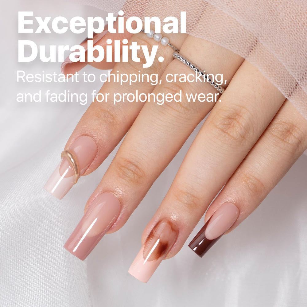 SXC Uñas con ajuste flexible que se adapta a tus uñas.
