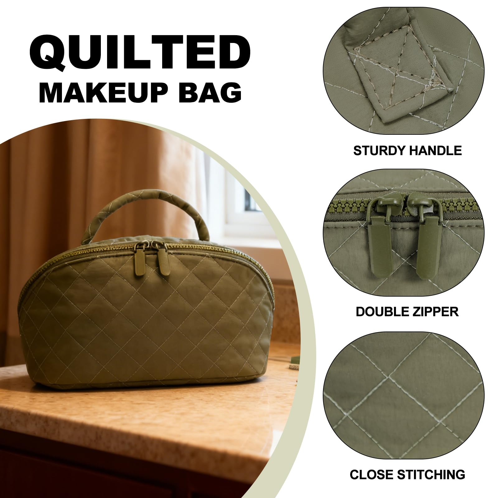 Bolsa de viaje compacta y ligera para transportar en maletas o bolsos.