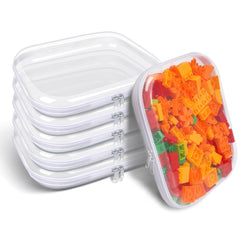 SXS LACONIC estuche rígido transparente con doble cremallera, ideal para ordenar juguetes.