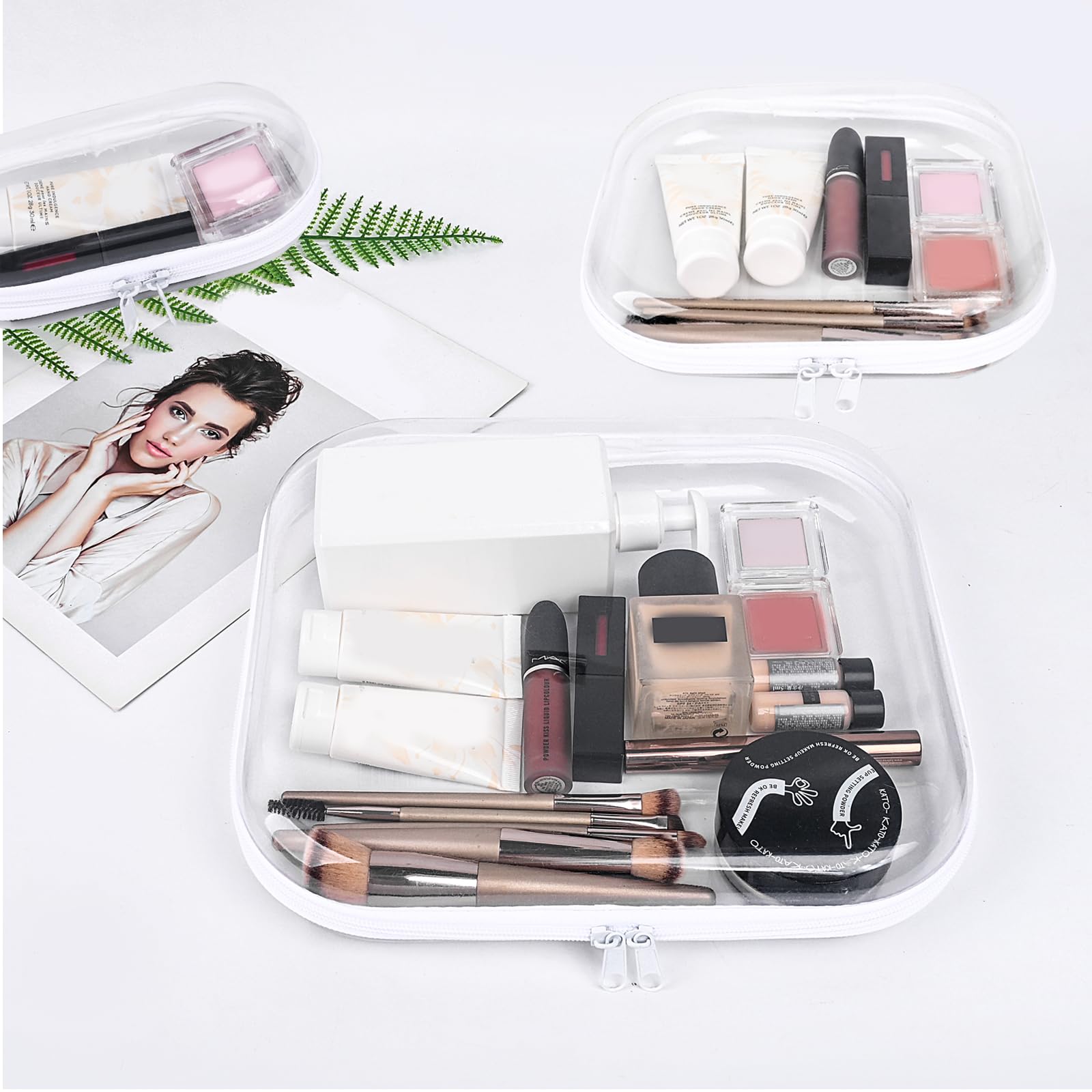 SXS LACONIC étui transparent ouverture plate, stockage spacieux et accessible