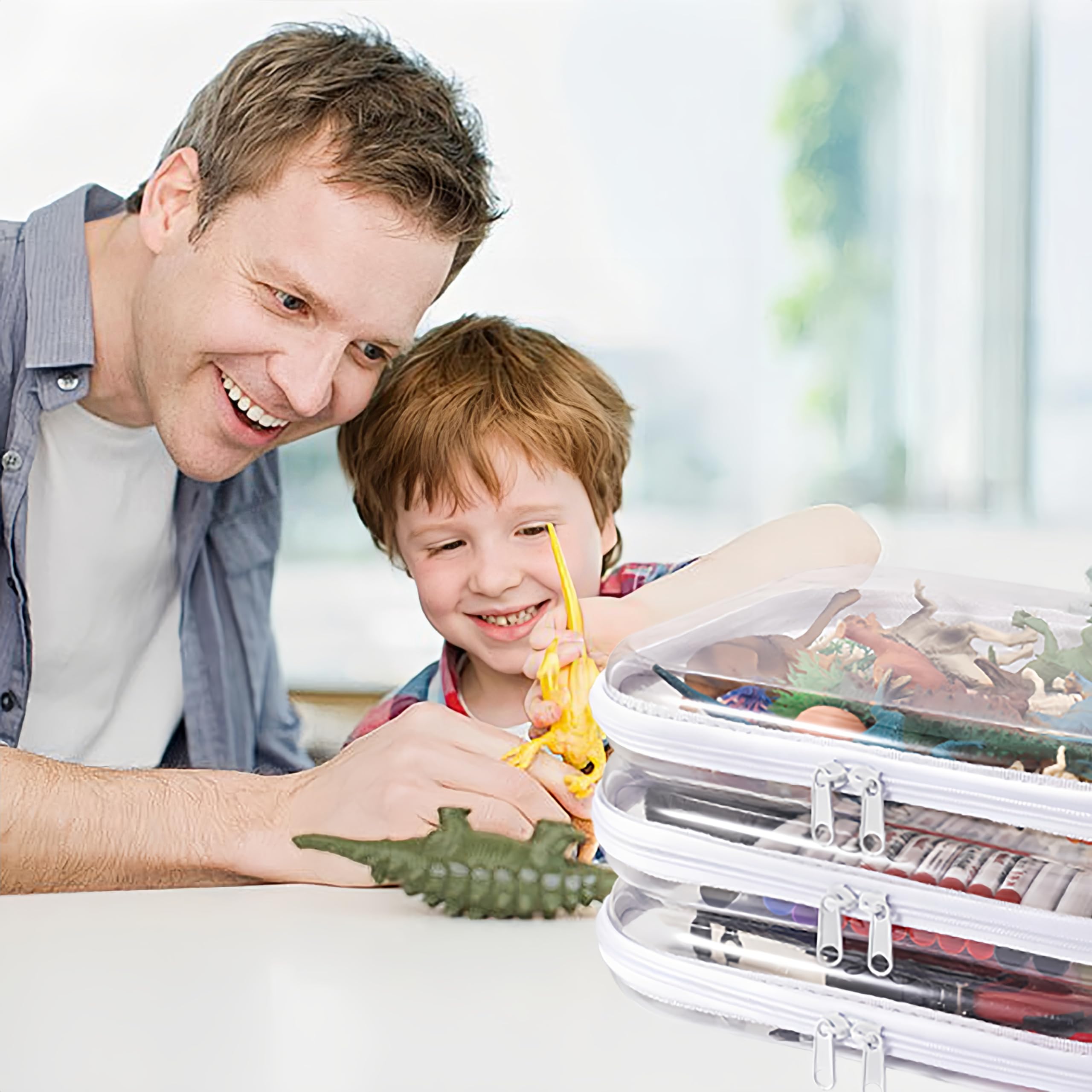SXS LACONIC étui transparent rangement jouets bébé, organisation sans désordre