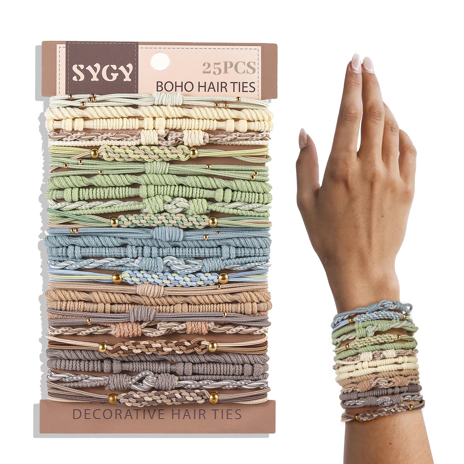 Accesorios de cabello SYGY bohemios en 5 colores para combinar con tu look.