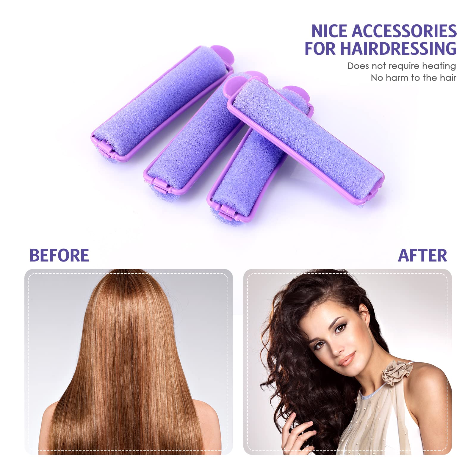 Syhood set de herramientas para cabello de color morado