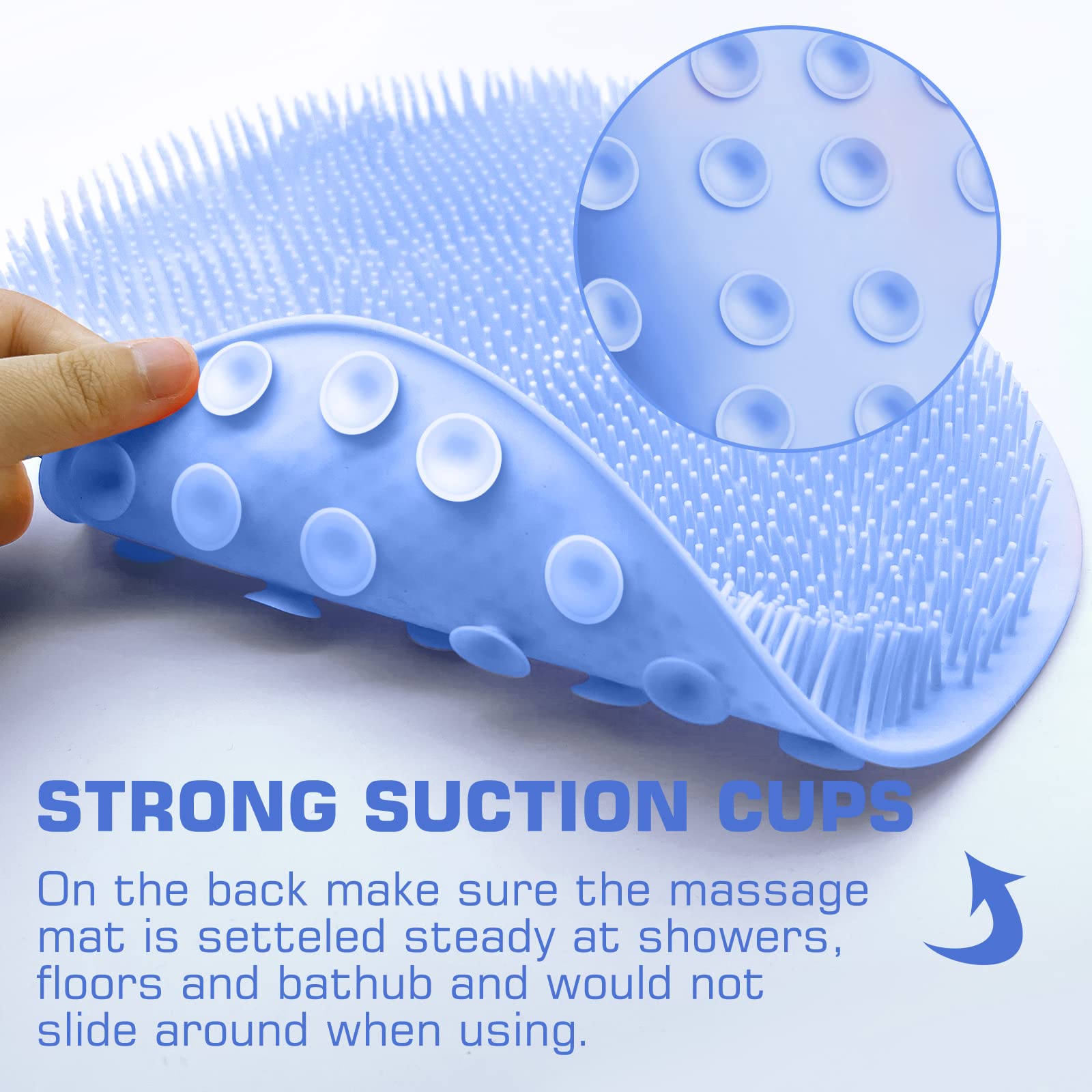 SZZYXD grande zone brossage pieds: couverture large pour efficacité.