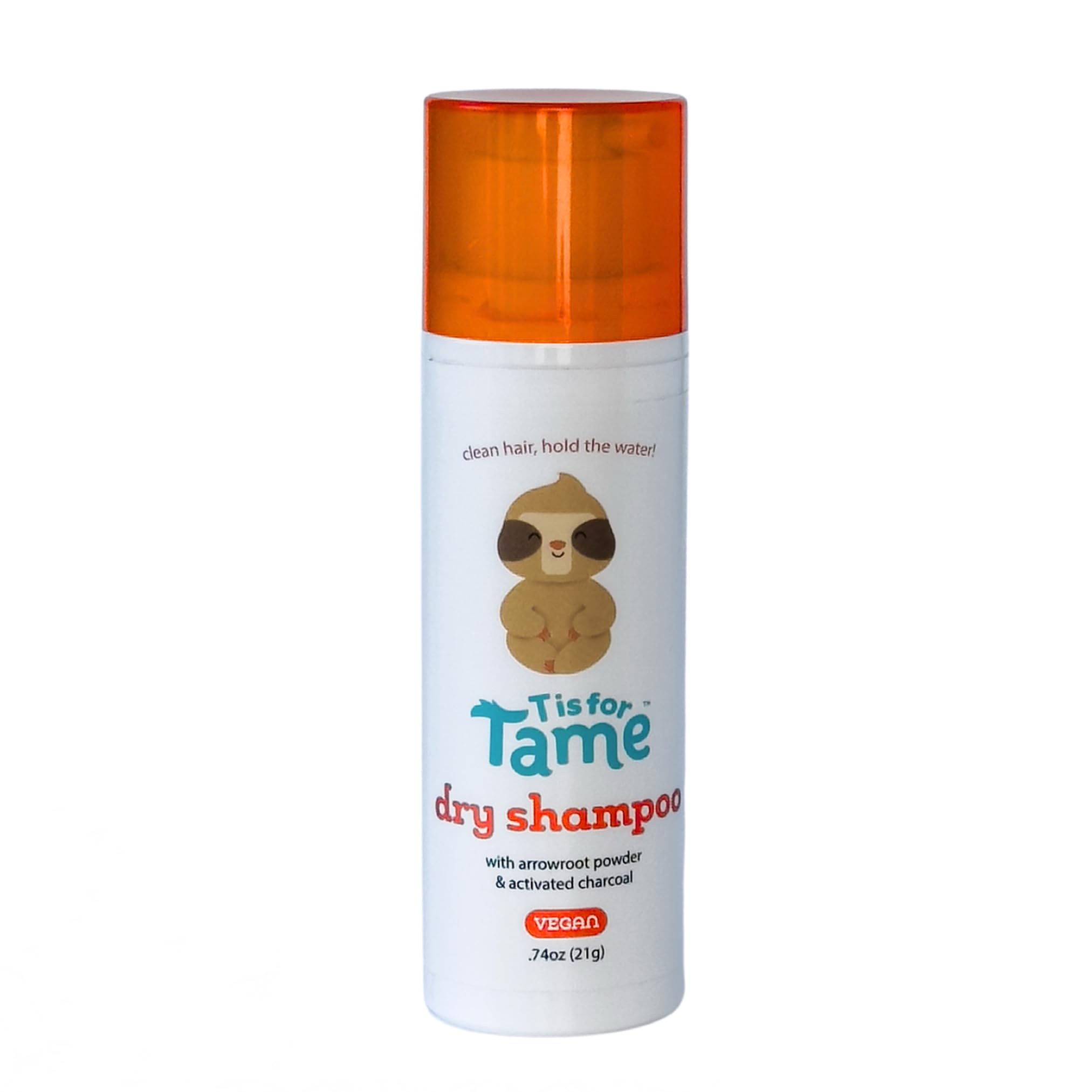 T is for Tame: champú seco para bebés y niños, limpieza suave sin agua.